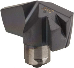 Iscar - Series ICP, 0.61" Diam Grade IC908 140° Replaceable Drill Tip - Carbide, TiAlN Finish, 15 Seat Size, Through Coolant - Apex Tool & Supply