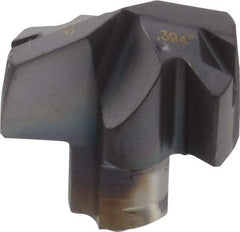 Iscar - Series ICP, 0.394" Diam Grade IC908 140° Replaceable Drill Tip - Carbide, TiAlN Finish, 10 Seat Size, Through Coolant - Apex Tool & Supply