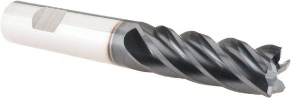 Iscar - 3/4" Diam 5 Flute Solid Carbide 0.04" Corner Radius End Mill - Apex Tool & Supply