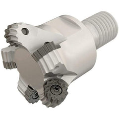 Iscar - 1.03" Cutting Diam, 1-1/2" Max Depth of Cut, Modular Connection Indexable Copy End Mill - 4 Inserts, RCMT/RCCT-MO, RCMT/RCMW/RCCW-FW, RCMW/RCCW-MO Insert, ERW-M Toolholder, Through Coolant - Apex Tool & Supply