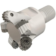 Iscar - 25mm Cutting Diam, 6mm Max Depth of Cut, Modular Connection Indexable Copy End Mill - 2 Inserts, RCMT/RCCT-MO, RCMT/RCMW/RCCW-FW, RCMW/RCCW-MO Insert, ERW-M Toolholder, Through Coolant - Apex Tool & Supply