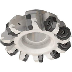 Iscar - 172mm Cut Diam, 40mm Arbor Hole, 5.5mm Max Depth of Cut, 45° Indexable Chamfer & Angle Face Mill - 10 Inserts, ONH.. Insert, Right Hand Cut, 10 Flutes, Series 16Mill - Apex Tool & Supply