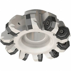 Iscar - 262mm Cut Diam, 60mm Arbor Hole, 5.5mm Max Depth of Cut, 45° Indexable Chamfer & Angle Face Mill - 14 Inserts, ONH.. Insert, Right Hand Cut, 14 Flutes, Series 16Mill - Apex Tool & Supply