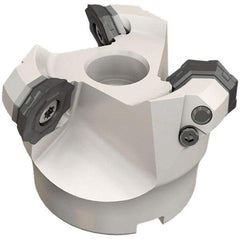 Iscar - 8.49" Cut Diam, 2-1/2" Arbor Hole, 0.18" Max Depth of Cut, 42° Indexable Chamfer & Angle Face Mill - 12 Inserts, OF..\xB6RFM. 1905 Insert, Right Hand Cut, 12 Flutes, Series Heliocto - Apex Tool & Supply
