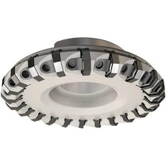 Iscar - 92mm Cut Diam, 27mm Arbor Hole, 5.5mm Max Depth of Cut, 45° Indexable Chamfer & Angle Face Mill - 10 Inserts, ONH.. Insert, Right Hand Cut, 10 Flutes, Series 16Mill - Apex Tool & Supply