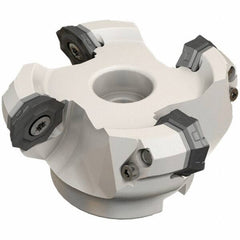 Iscar - 137.5mm Cut Diam, 40mm Arbor Hole, 4.6mm Max Depth of Cut, 42° Indexable Chamfer & Angle Face Mill - 8 Inserts, OF..\xB6RFM. 1905 Insert, Right Hand Cut, 8 Flutes, Series Heliocto - Apex Tool & Supply