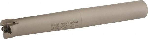 Iscar - 1" Cut Diam, 0.118" Max Depth of Cut, 1" Shank Diam, Indexable Plunge End Mill - Straight Shank, HTP LNHT 1006 Insert Style, HTP-LN10 Toolholder Style, Through Coolant, Series TangPlunge - Apex Tool & Supply