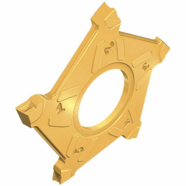 Iscar - PENTAD40L300 C IC808 Grade, 3mm Cutting Width, Carbide Cutoff Insert - 15° Left Hand Lead Angle, TiAlN Coated, Other End - Apex Tool & Supply