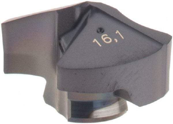 Iscar - Series IDI-SG, 0.634" Diam Grade IC908 140° Replaceable Drill Tip - Carbide, TiAlN Finish, 16 Seat Size, Through Coolant - Apex Tool & Supply