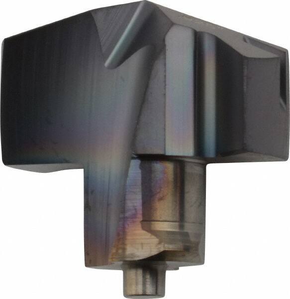 Iscar - Series ICM, 0.925" Diam Grade IC908 140° Replaceable Drill Tip - Carbide, TiAlN Finish, 23 Seat Size, Through Coolant - Apex Tool & Supply