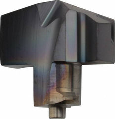 Iscar - Series ICM, 0.925" Diam Grade IC908 140° Replaceable Drill Tip - Carbide, TiAlN Finish, 23 Seat Size, Through Coolant - Apex Tool & Supply