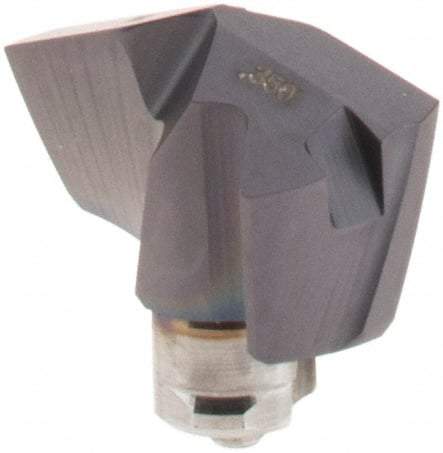 Iscar - Series ICM, 0.35" Diam Grade IC908 140° Replaceable Drill Tip - Carbide, TiAlN Finish, 8 Seat Size, Through Coolant - Apex Tool & Supply