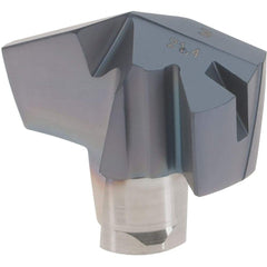 Iscar - Series ICM, 0.843" Diam Grade IC908 140° Replaceable Drill Tip - Carbide, TiAlN Finish, 21 Seat Size, Through Coolant - Apex Tool & Supply
