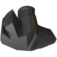 Iscar - Series ICK-2M, 0.594" Diam Grade IC908 140° Replaceable Drill Tip - Carbide, TiAlN Finish, 15 Seat Size, Through Coolant - Apex Tool & Supply