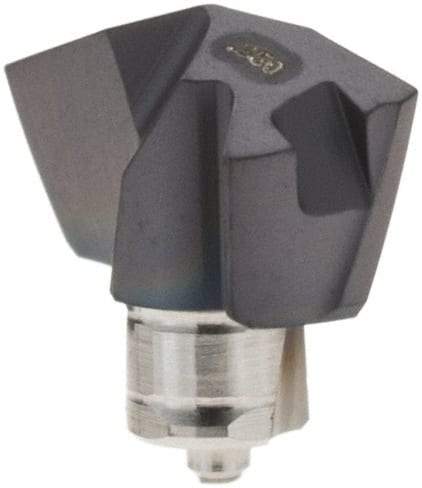 Iscar - Series ICP, 1/4" Diam Grade IC908 140° Replaceable Drill Tip - Carbide, TiAlN Finish, 6 Seat Size, Through Coolant - Apex Tool & Supply