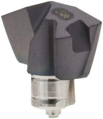 Iscar - Series ICP, 1/4" Diam Grade IC908 140° Replaceable Drill Tip - Carbide, TiAlN Finish, 6 Seat Size, Through Coolant - Apex Tool & Supply