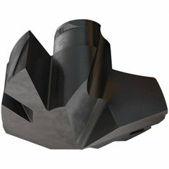 Iscar - Series ICP-2M, 0.866" Diam Grade IC908 140° Replaceable Drill Tip - Carbide, TiAlN Finish, 22 Seat Size, Through Coolant - Apex Tool & Supply