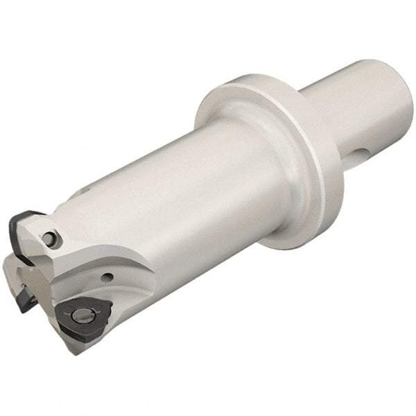 Iscar - 32mm Cut Diam, 0.059" Max Depth, CF4 Modular Connection Indexable High-Feed End Mill - Screw Holding Method, FF WOMT/WOCT, FF WOMW Insert, FF EW-CF Toolholder, Through Coolant - Apex Tool & Supply