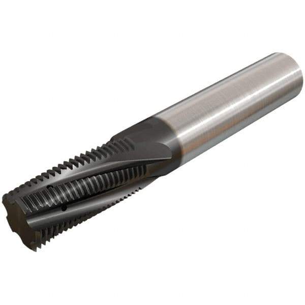 Iscar - M14x2.00 ISO, 0.3937" Cutting Diam, 3 Flute, Solid Carbide Helical Flute Thread Mill - Internal Thread, 1-1/16" LOC, 73mm OAL, 10mm Shank Diam - Apex Tool & Supply