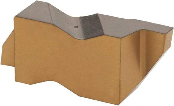 Iscar - 3078ING Grade IC808, 0.078" Cutting Width Carbide Grooving Insert - 3/32" Max Depth of Cut, Right Hand, 0.008" Corner Radius, TiAlN Finish - Apex Tool & Supply