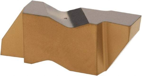 Iscar - 3156ING Grade IC808, 3.96mm Cutting Width Carbide Grooving Insert - 0.15" Max Depth of Cut, Right Hand, 0.008" Corner Radius, TiAlN Finish - Apex Tool & Supply