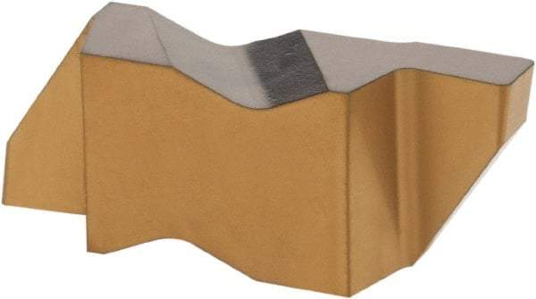 Iscar - 3097ING Grade IC808, 0.097" Cutting Width Carbide Grooving Insert - 0.15" Max Depth of Cut, Right Hand, 0.013" Corner Radius, TiAlN Finish - Apex Tool & Supply