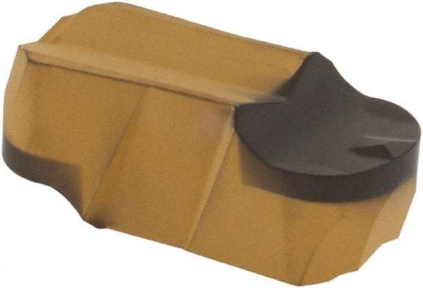 Iscar - 635318GIPI Grade IC8250, 6.35mm Cutting Width Carbide Grooving Insert - Neutral, 3.18mm Corner Radius, TiCN/Al2O3/TiN Finish - Apex Tool & Supply
