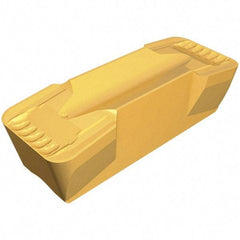 Iscar - 1100200GDPY Grade IC830, 11mm Cutting Width Carbide Grooving Insert - 6.6mm Max Depth of Cut, Neutral, 2mm Corner Radius, TiAlN Finish - Apex Tool & Supply
