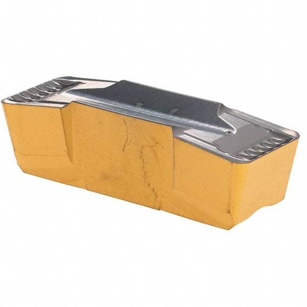 Iscar - 10000120GDPY Grade IC830, 10mm Cutting Width Carbide Grooving Insert - 6mm Max Depth of Cut, Neutral, 1.2mm Corner Radius, TiAlN Finish - Apex Tool & Supply