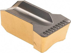 Iscar - 1453152TIGER Grade IC808, 14.53mm Cutting Width Carbide Grooving Insert - Neutral, 1.52mm Corner Radius, TiAlN Finish - Apex Tool & Supply