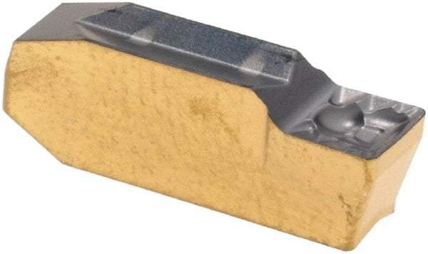 Iscar - 404GIMIY Grade IC808, 4mm Cutting Width Carbide Grooving Insert - 2mm Max Depth of Cut, Neutral, 0.4mm Corner Radius, TiAlN Finish - Apex Tool & Supply