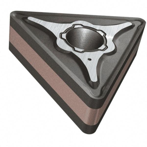 Iscar - TNMG433 M3M Grade IC6025 Carbide Turning Insert - TiCN/Al2O3/TiN Finish, 60° Triangle, 1/2" Inscr Circle, 3/16" Thick, 3/64" Corner Radius - Apex Tool & Supply