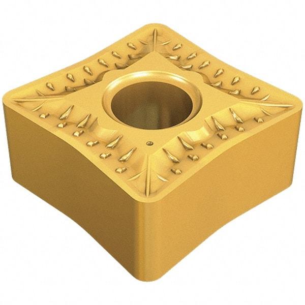 Iscar - QNMG332 GN Grade IC8150 Carbide Turning Insert - TiCN/Al2O3 Finish, 80° Square, 3/8" Inscr Circle, 3/16" Thick, 1/32" Corner Radius - Apex Tool & Supply
