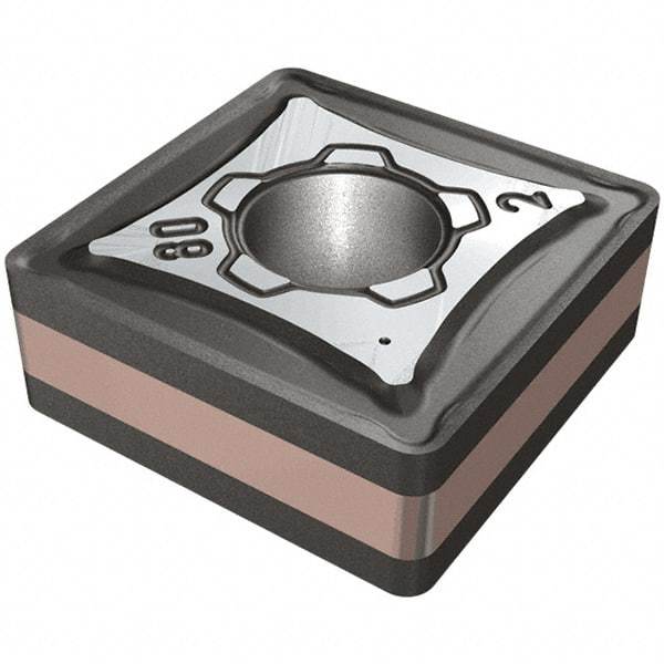 Iscar - SNMG433 M3M Grade IC6015 Carbide Turning Insert - TiCN/Al2O3/TiN Finish, 90° Square, 1/2" Inscr Circle, 3/16" Thick, 3/64" Corner Radius - Apex Tool & Supply