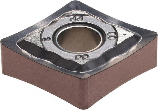 Iscar - CNMG432 PP Grade IC806 Carbide Turning Insert - TiAlN Finish, 80° Diamond, 1/2" Inscr Circle, 3/16" Thick, 1/32" Corner Radius - Apex Tool & Supply