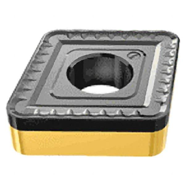 Iscar - CNMM866 H3P Grade IC8250 Carbide Turning Insert - TiCN/Al2O3/TiN Finish, 80° Diamond, 1" Inscr Circle, 3/8" Thick, 3/32" Corner Radius - Apex Tool & Supply