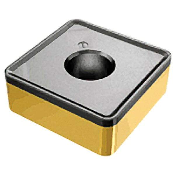 Iscar - SNMM866 H5P Grade IC8250 Carbide Turning Insert - TiCN/Al2O3/TiN Finish, 90° Square, 1" Inscr Circle, 3/8" Thick, 3/32" Corner Radius - Apex Tool & Supply