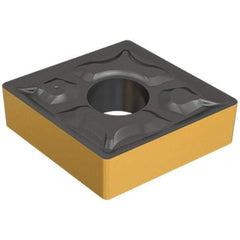 Iscar - CNMG433 TF Grade IC6015 Carbide Turning Insert - TiCN/Al2O3/TiN Finish, 80° Diamond, 1/2" Inscr Circle, 3/16" Thick, 3/64" Corner Radius - Apex Tool & Supply