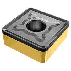 Iscar - SNMM866 H4P Grade IC8250 Carbide Turning Insert - TiCN/Al2O3/TiN Finish, 90° Square, 1" Inscr Circle, 3/8" Thick, 3/32" Corner Radius - Apex Tool & Supply