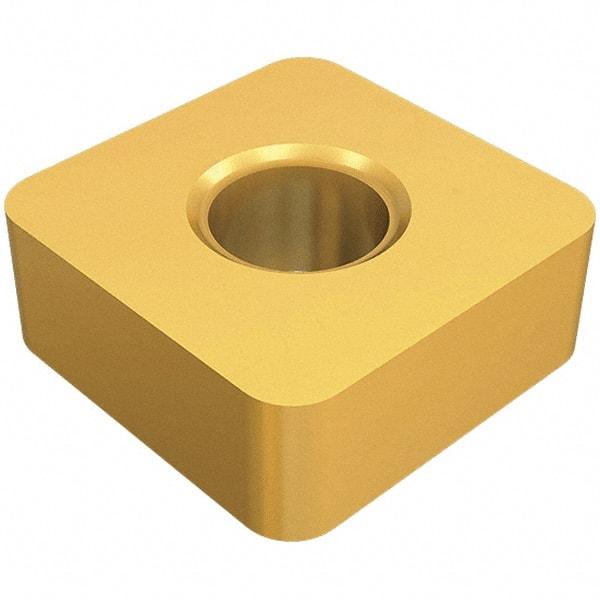 Iscar - SNMA432 Grade IC5005 Carbide Turning Insert - TiCN/Al2O3/TiN Finish, 90° Square, 1/2" Inscr Circle, 3/16" Thick, 1/32" Corner Radius - Apex Tool & Supply