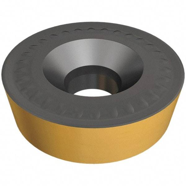 Iscar - RCMX250700 NR Grade IC8250 Carbide Turning Insert - TiCN/Al2O3/TiN Finish, Round, 25mm Inscr Circle, 5/16" Thick - Apex Tool & Supply