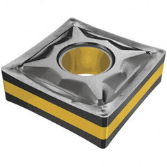 Iscar - SNMG321 NF Grade IC9250 Carbide Turning Insert - TiCN/Al2O3/TiN Finish, 90° Square, 3/8" Inscr Circle, 1/8" Thick, 1/64" Corner Radius - Apex Tool & Supply