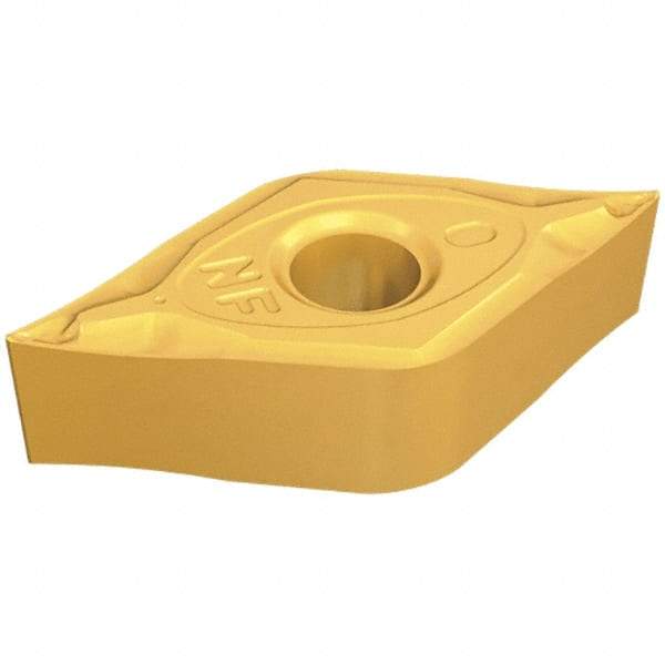 Iscar - DNMG442 NF Grade IC9250 Carbide Turning Insert - TiCN/Al2O3/TiN Finish, 55° Diamond, 1/2" Inscr Circle, 1/4" Thick, 1/32" Corner Radius - Apex Tool & Supply