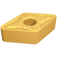 Iscar - DNMG443 GN Grade IC9350 Carbide Turning Insert - TiCN/Al2O3/TiN Finish, 55° Diamond, 1/2" Inscr Circle, 1/4" Thick, 3/64" Corner Radius - Apex Tool & Supply