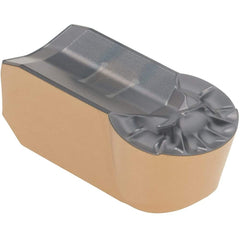 Iscar - 1260GIMY Grade IC808, 12mm Cutting Width Carbide Grooving Insert - 6mm Max Depth of Cut, Neutral, 6mm Corner Radius, TiAlN Finish - Apex Tool & Supply