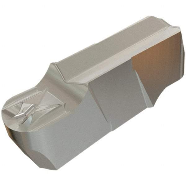 Iscar - 400200GIFI E Grade IC830, 4mm Cutting Width Carbide Grooving Insert - 2mm Max Depth of Cut, Neutral, 2mm Corner Radius, TiAlN Finish - Apex Tool & Supply