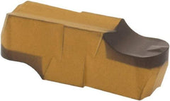 Iscar - 396198GIPI Grade IC8250, 3.96mm Cutting Width Carbide Grooving Insert - Neutral, 1.98mm Corner Radius, TiCN/Al2O3/TiN Finish - Apex Tool & Supply