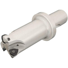 Iscar - 40mm Cut Diam, 0.059" Max Depth, CF4 Modular Connection Indexable High-Feed End Mill - Screw Holding Method, FF WOMT/WOCT, FF WOMW Insert, FF EW-CF Toolholder, Through Coolant - Apex Tool & Supply