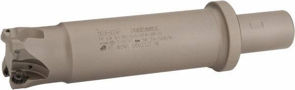 Iscar - 1" Cut Diam, 0.49" Max Depth of Cut, 1" Shank Diam, 7.87" OAL, Indexable Square Shoulder Helical End Mill - T490 LN.. 1306 Inserts, Cylindrical Shank, 90° Lead Angle, Through Coolant, Series Helitang - Apex Tool & Supply