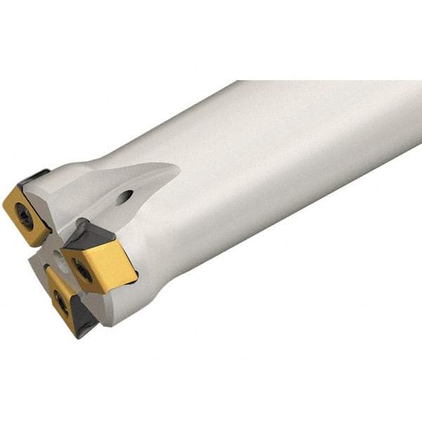 Iscar - 32mm Cut Diam, 3mm Max Depth of Cut, 32mm Shank Diam,Indexable Plunge End Mill - Straight Shank, HTP LNHT 1006 Insert Style, HTP-LN10 Toolholder Style, Through Coolant, Series TangPlunge - Apex Tool & Supply